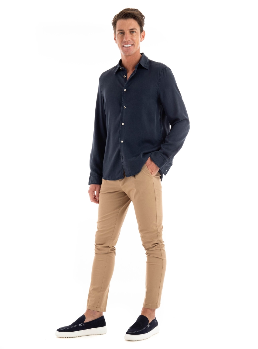 Marc O Polo Kent Collar Shirt - Navy