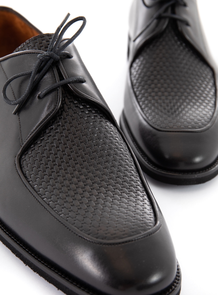 Phillippe Lang Lace Up Shoes - Black