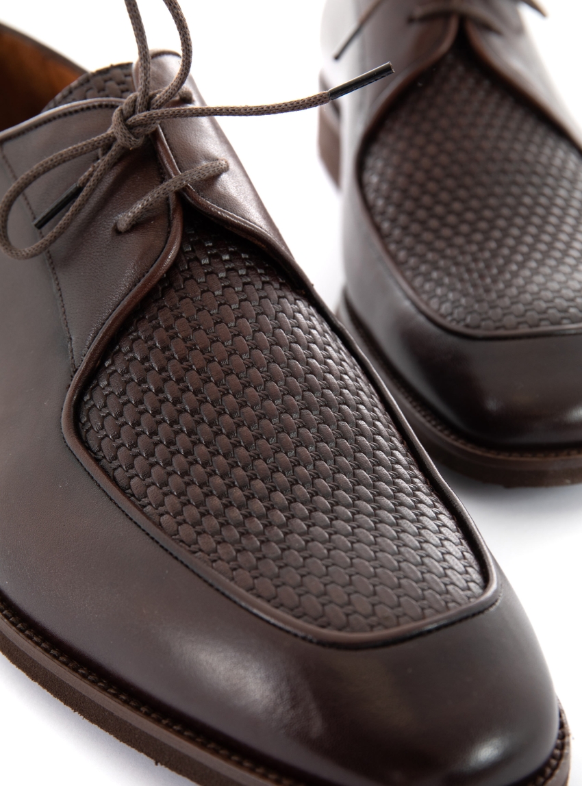 Phillippe Lang Lace Up Shoes - Brown