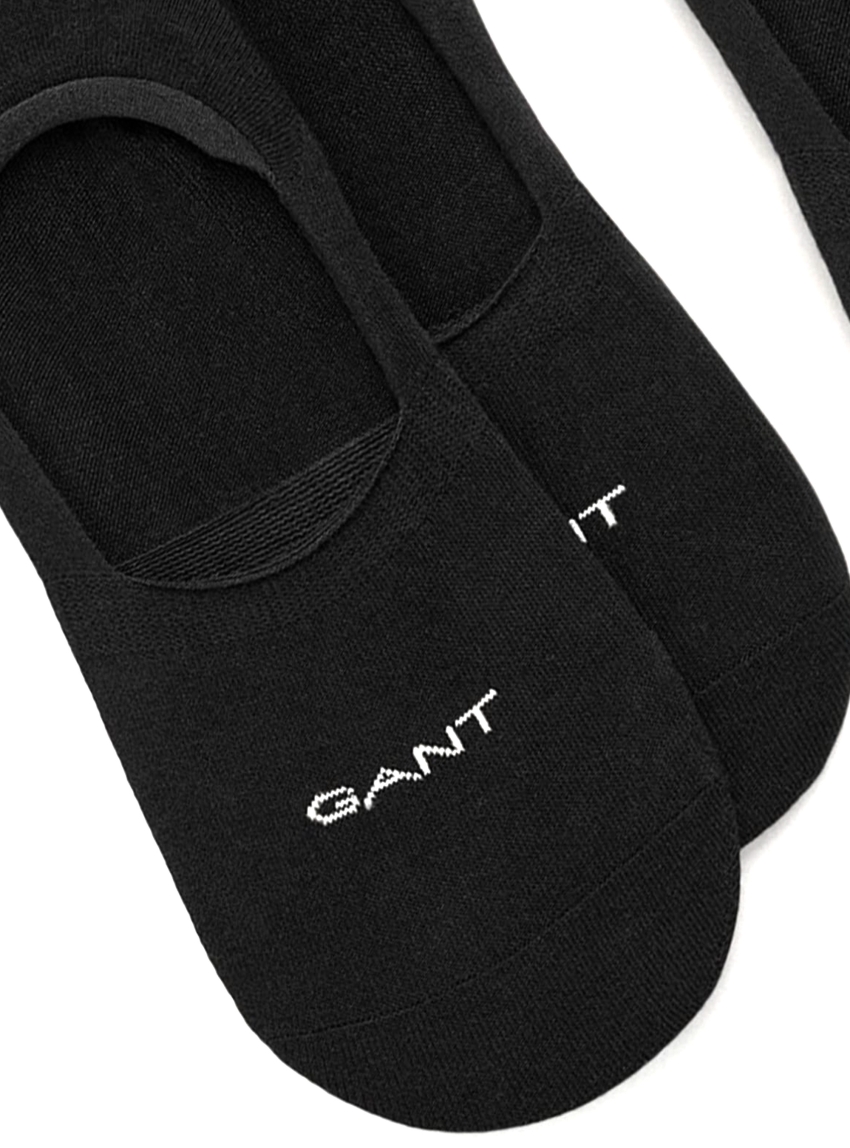 Gant 2 Pack Invisible Socks - Black