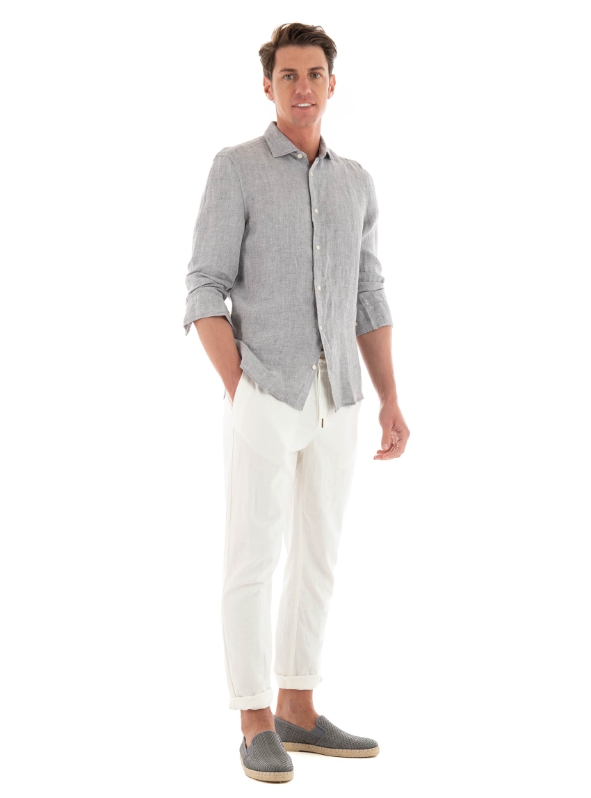 Scotch & Soda Straight Fit Twill Jogger Pants - Light Salmon