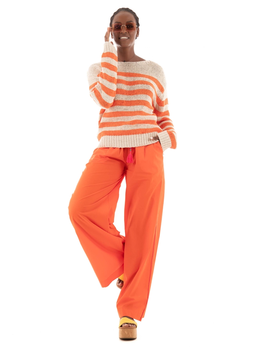 Marc O Polo Boat Neck Knit - Orange
