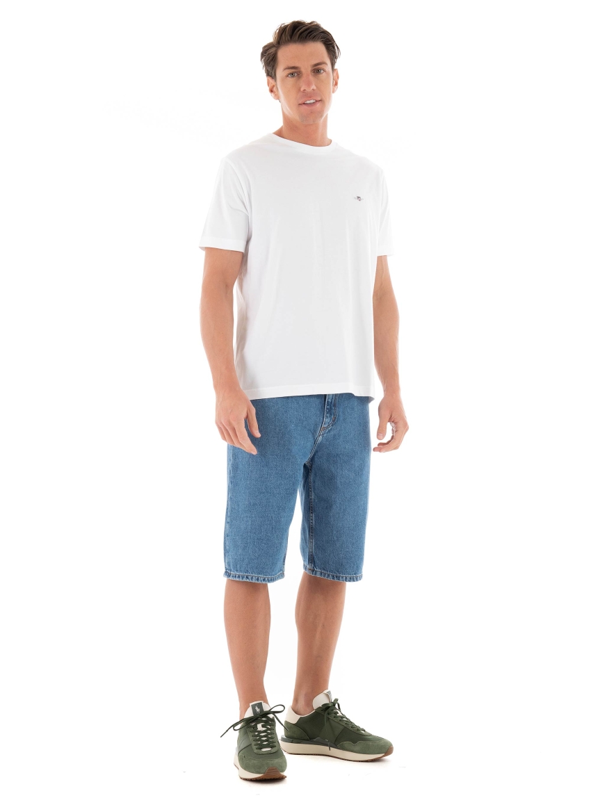HUGO Denim Shorts Skate - Medium Aged Denim