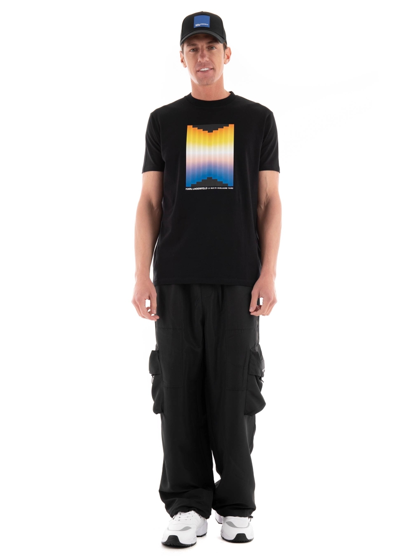 Karl Lagerfeld Crewneck T-Shirt - Black