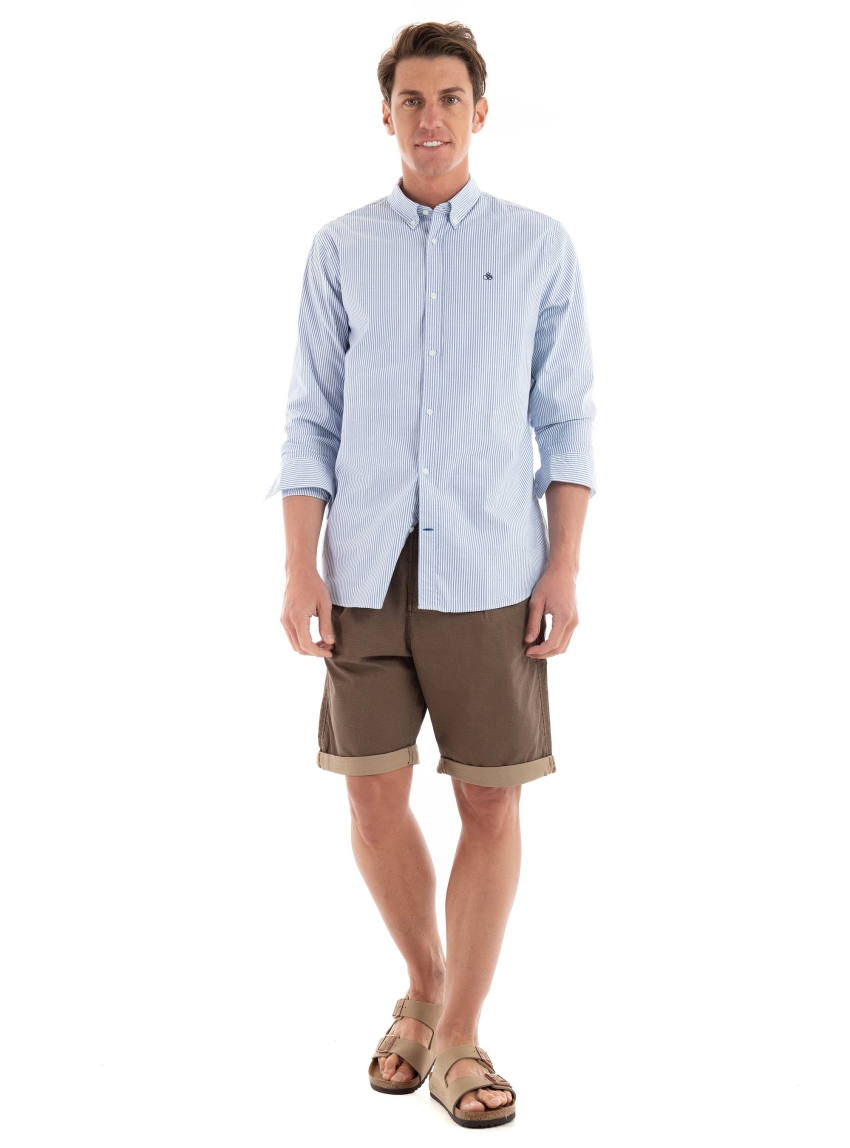 G-Star Pleated Chino Shorts - Light Brown
