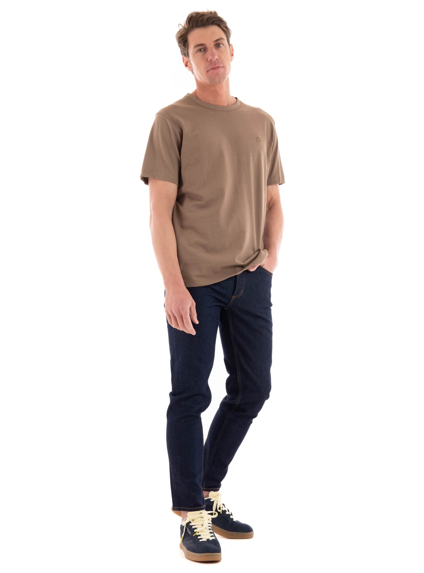 Dstrezzed Joshua Regular Fit Tee - Dark Beige