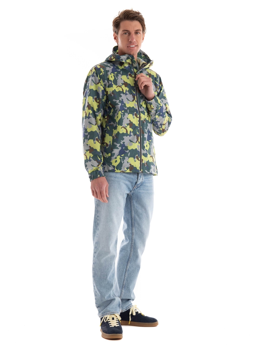 K-Way Cleon Ripstop Graphic Jacket - Camouflage