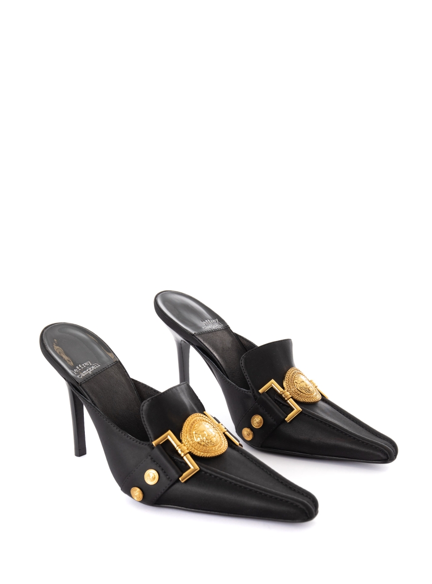Jeffrey Campbell Liona Mules  - Black