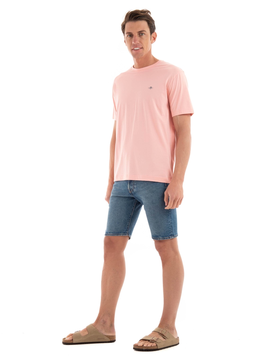 Gant Regular Shield T-Shirt - Pink