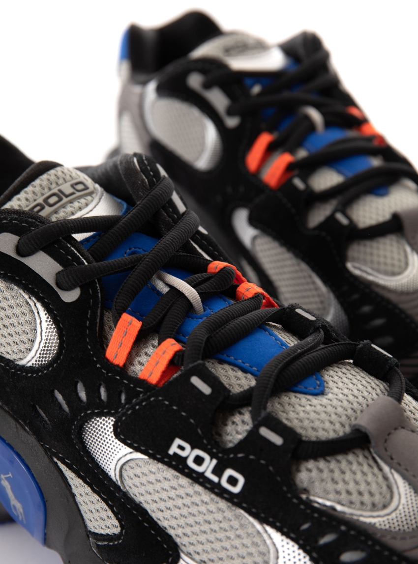 Polo Ralph Lauren MDRN TRN 100 Low Top Lace Sneakers - Black