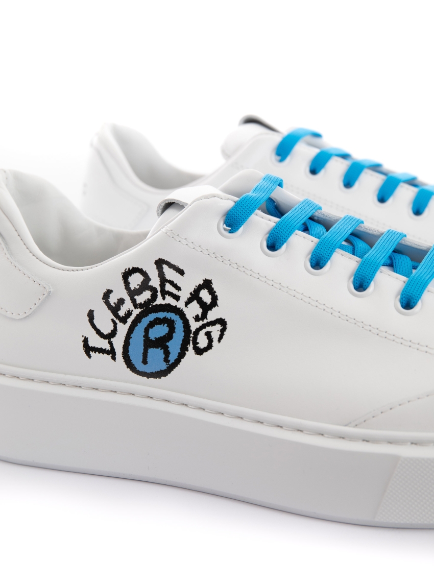 Iceberg Bozeman Logo Sneakers - White