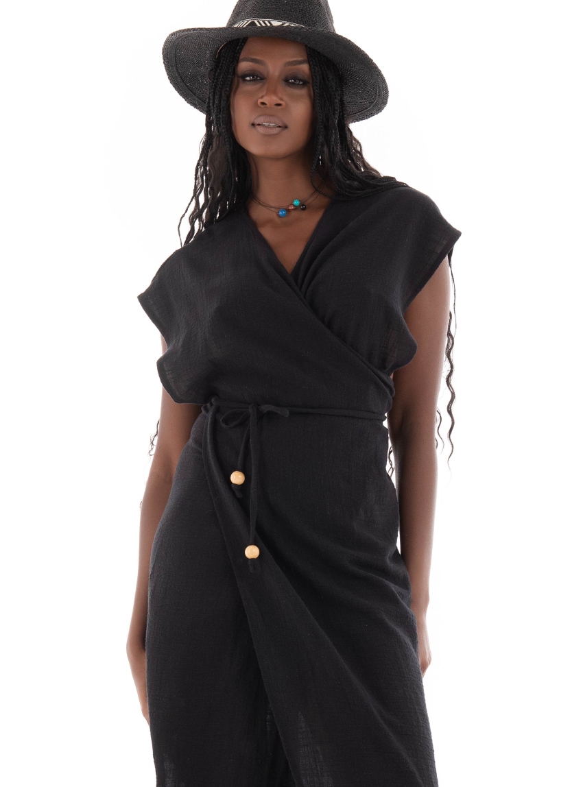 Collectiva Noir Loris Dress - Black