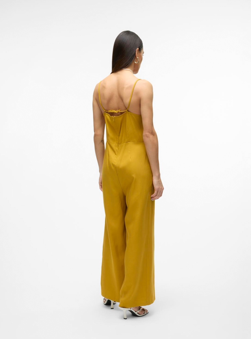 Vero Moda Kellin U-Neck Ankle Jumpsuit - Rust