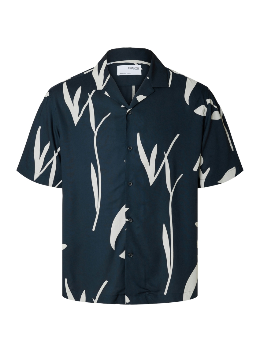 Selected Relax-Rajesh Shirt - Navy