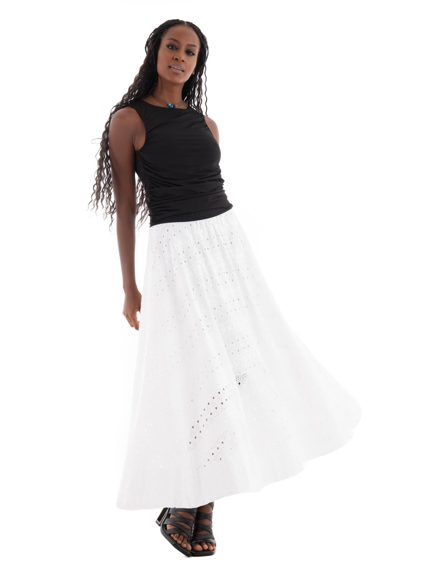 Vero Moda Kalea O-Neck Cropped Top - Black