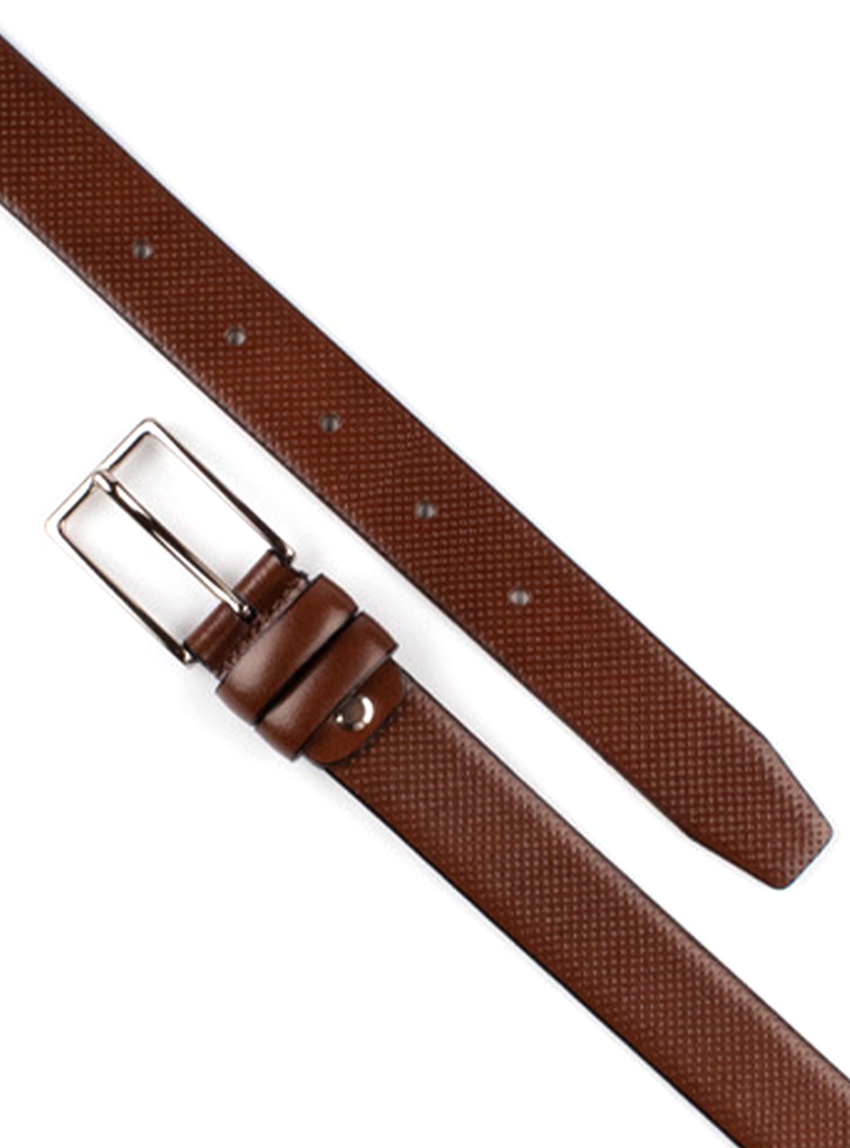 Campus Leather Belt - Brown