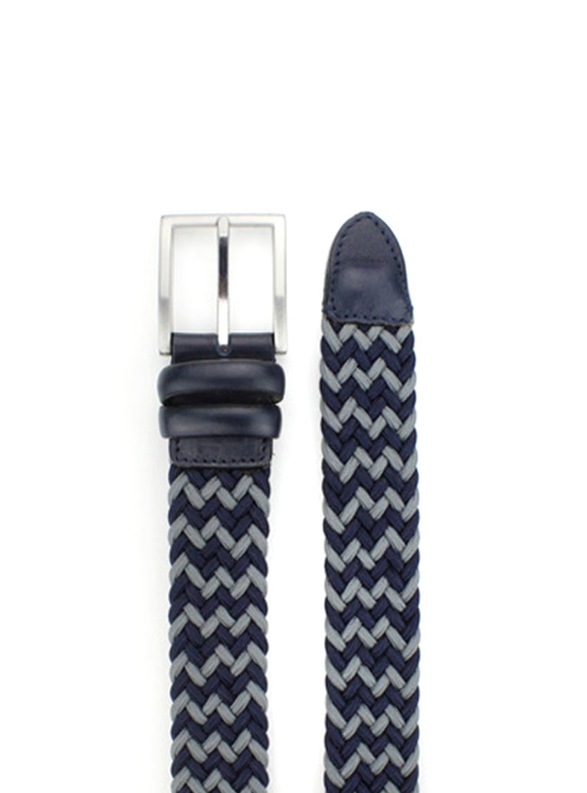 Campus Leather Belt - Navy