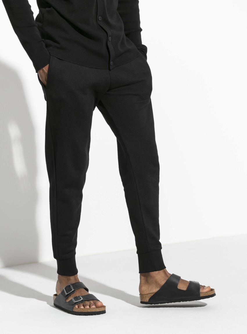 Birkenstock Arizona Soft Footbed Oiled Narrow Fit Sandals - Black