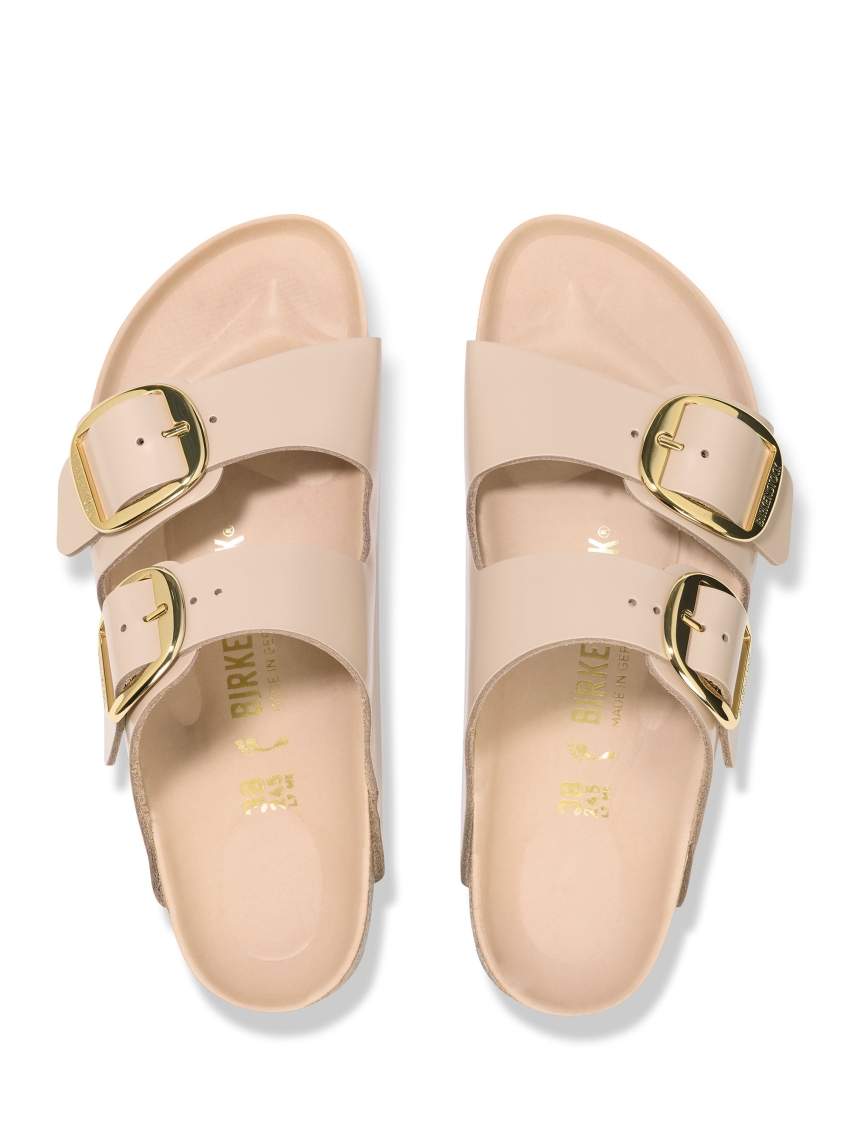 Birkenstock Arizona Big Buckle Narrow Fit Sandals - Light Beige