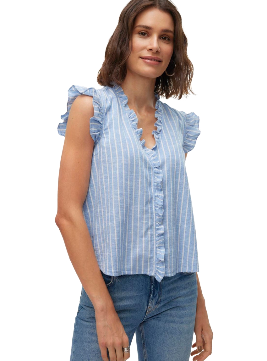 Vero Moda Kaori Shirt - Blue