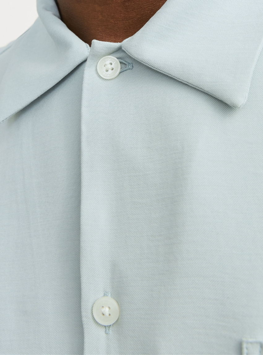 Jack & Jones Jorjohn Oversized Shirt - Light Blue