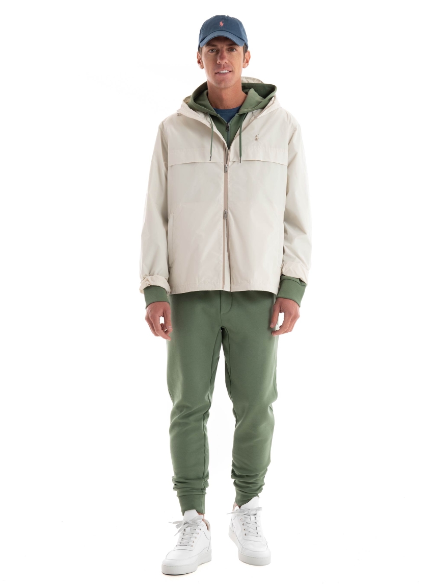 Polo Ralph Lauren Full-Zip Hooded Jacket - Ecru