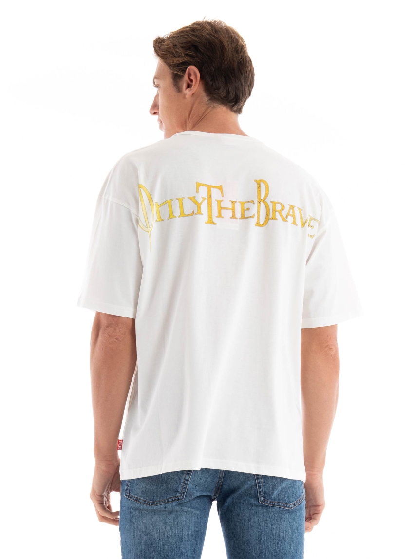 Diesel T-Shirt T-Boxt-Q20 - Off White