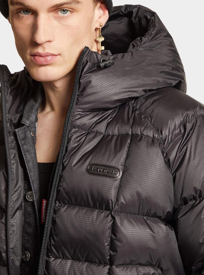 Dsquared 3D Down Jacket - Black