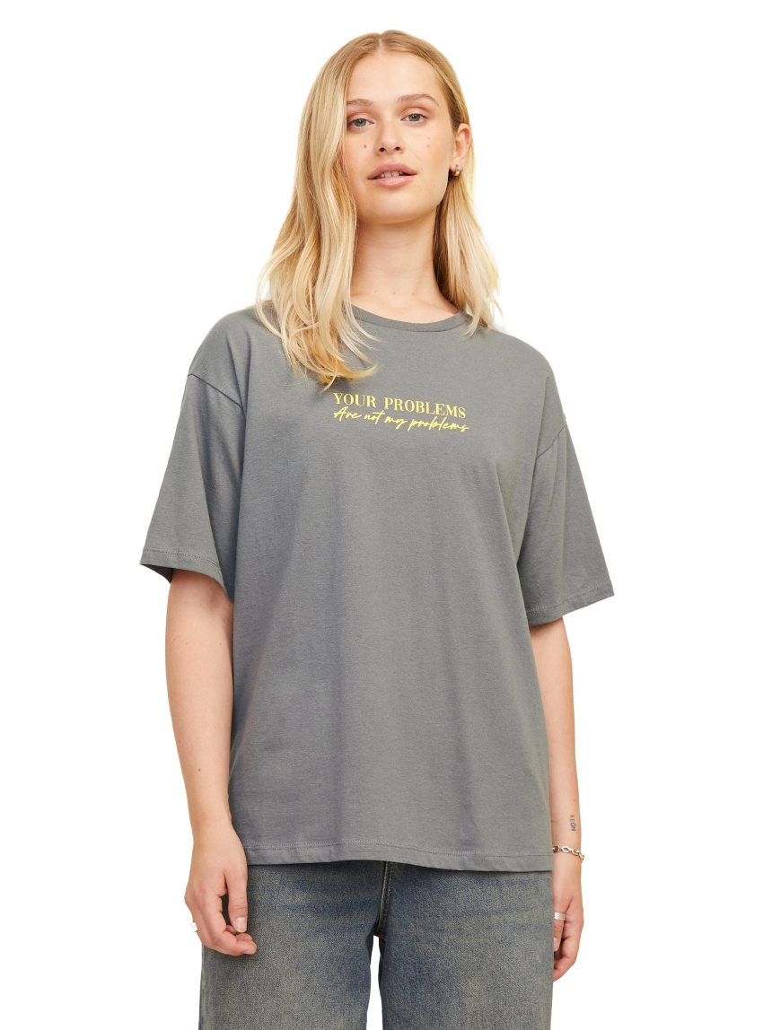 JJXX Selma Loose Tee - Grey