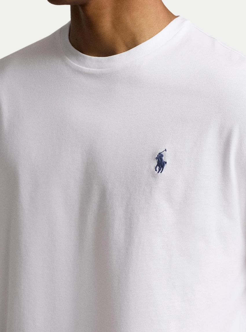 Polo Ralph Lauren Classic Fit Jersey Long-Sleeve T-Shirt - White