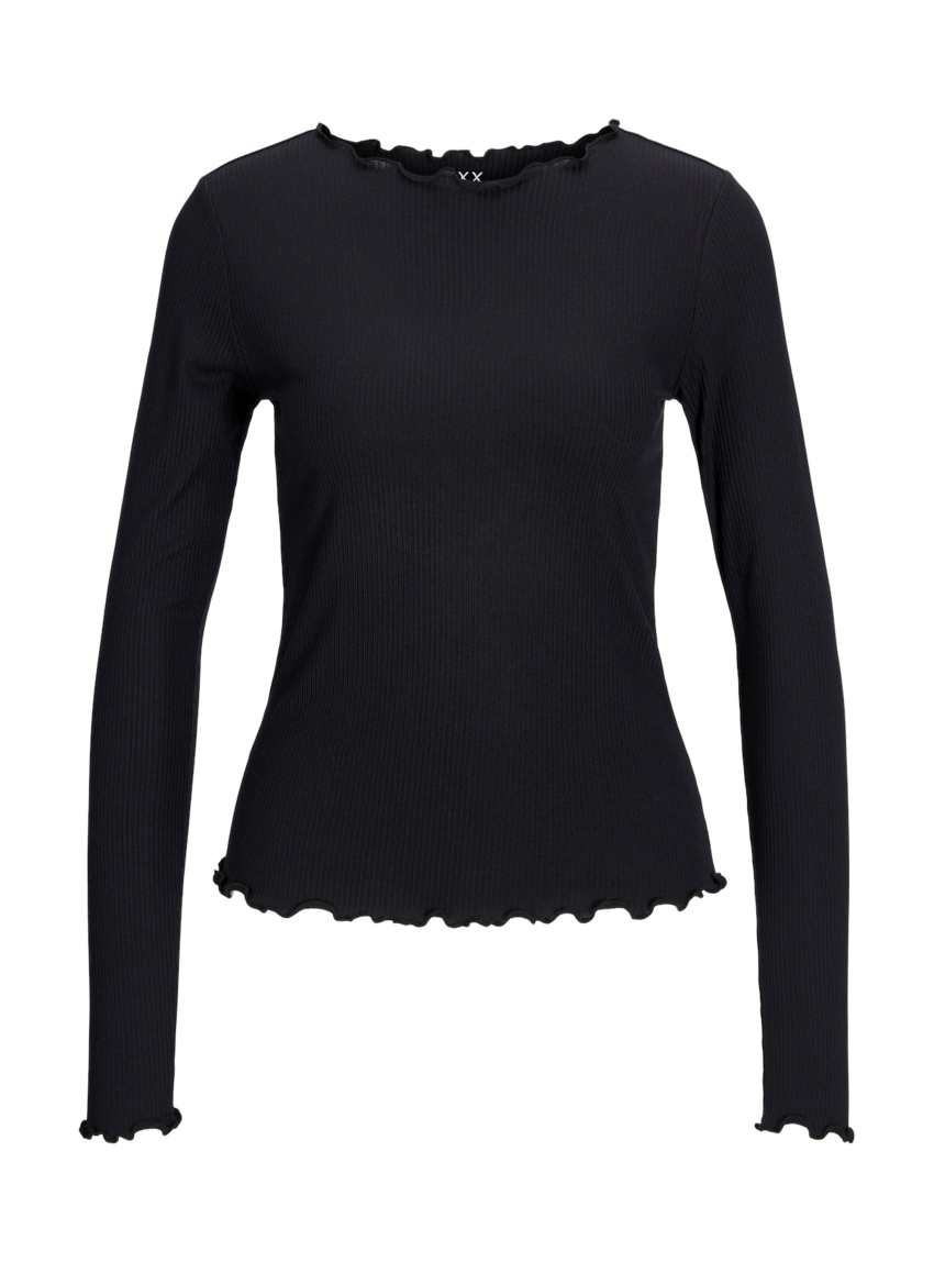 JJXX Hayden Jersey Blouse - Black