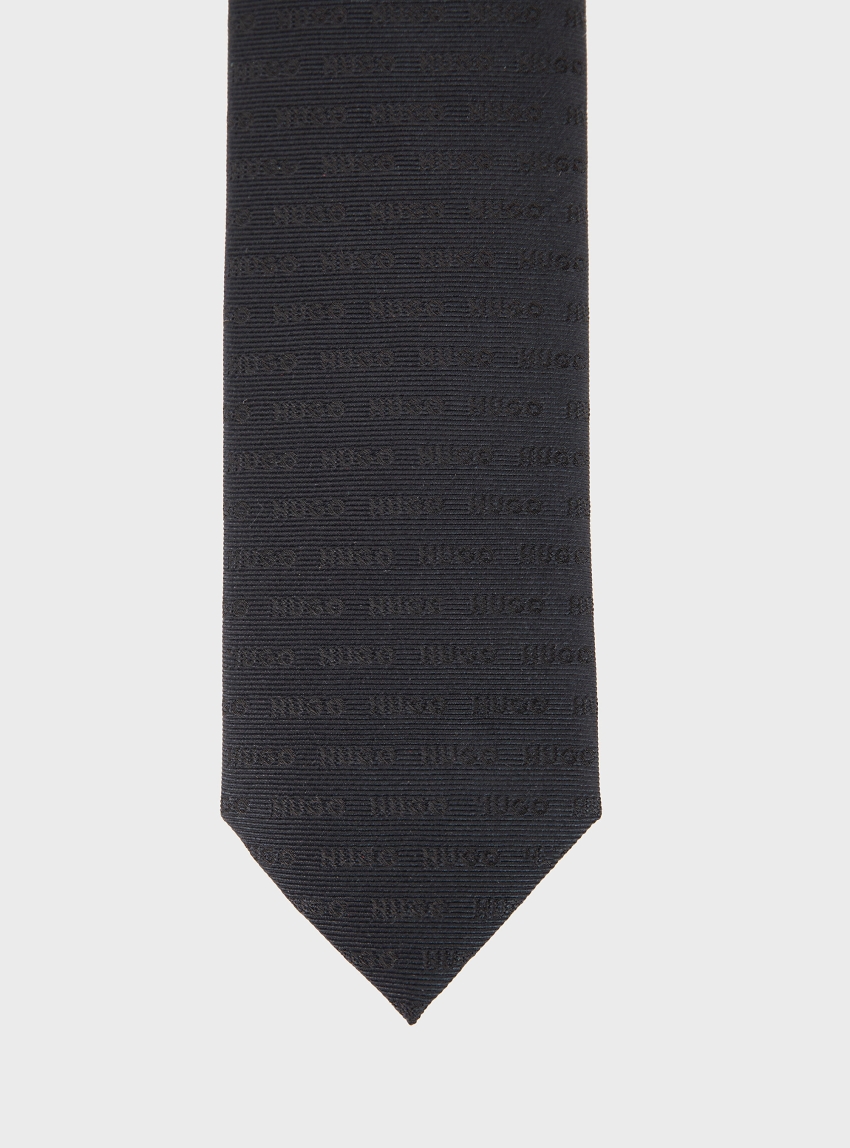 HUGO Tie cm 6 - Black