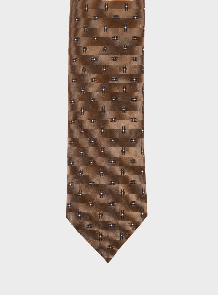 HUGO Tie cm 6 - Brown