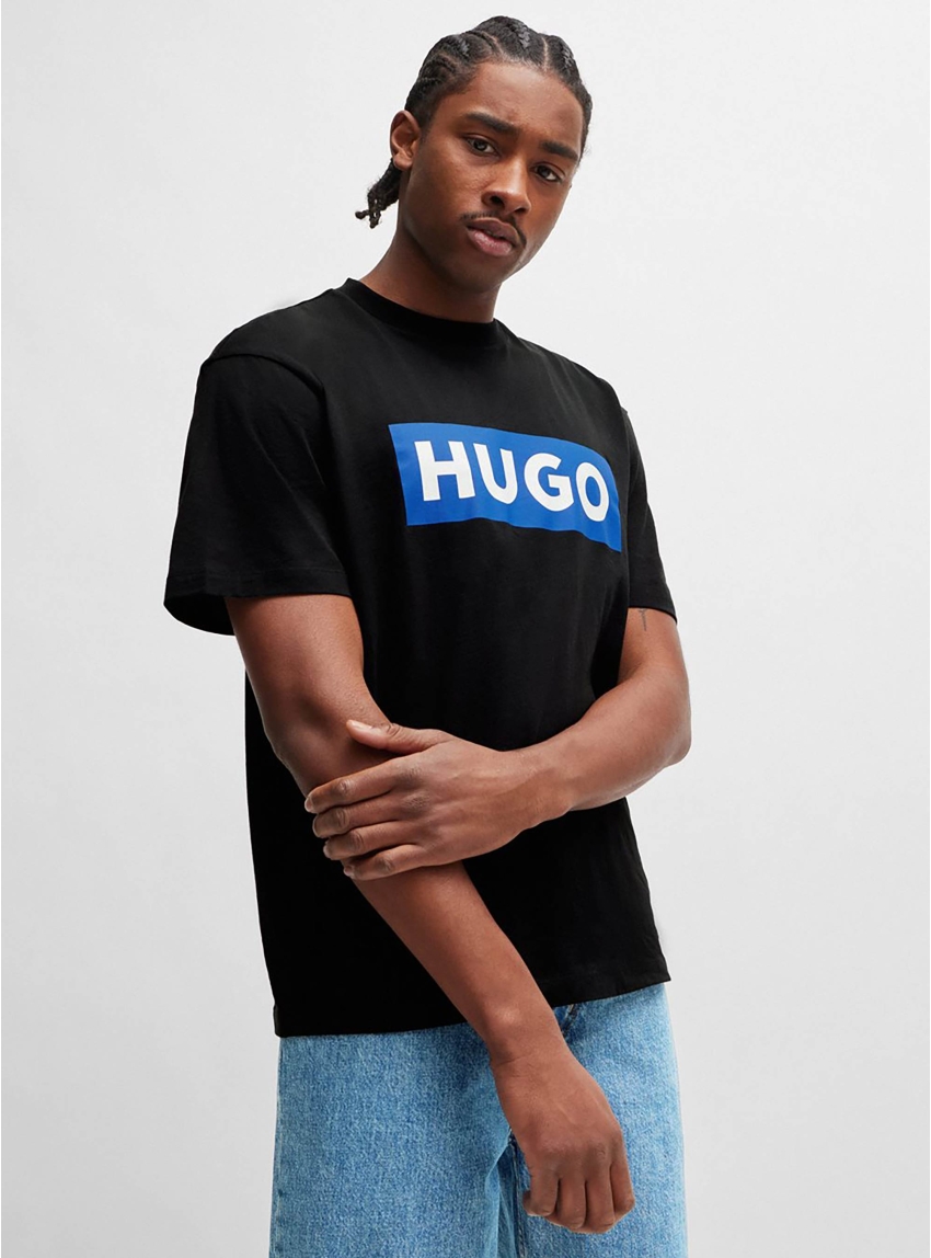 HUGO Regular Fit T-Shirt Nico - Black