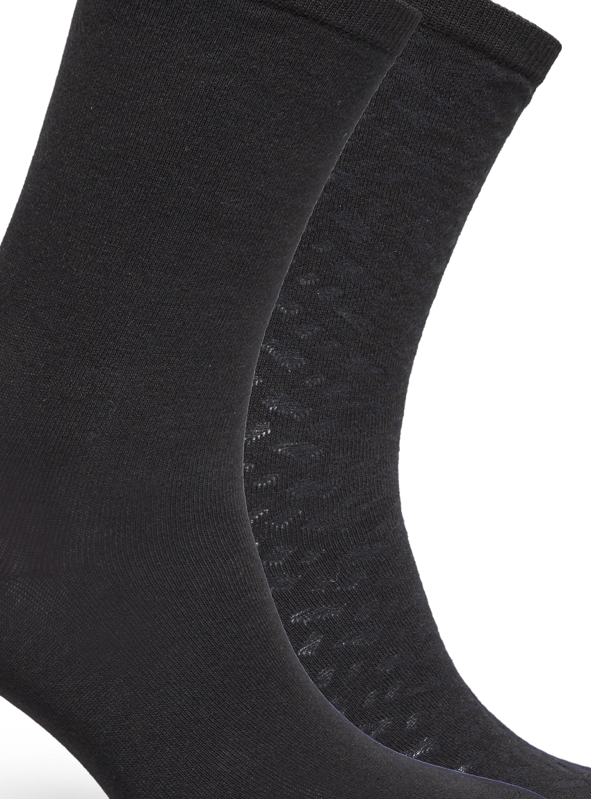 BOSS Two-Pack Socks 2P RS Monogram CC W - Black