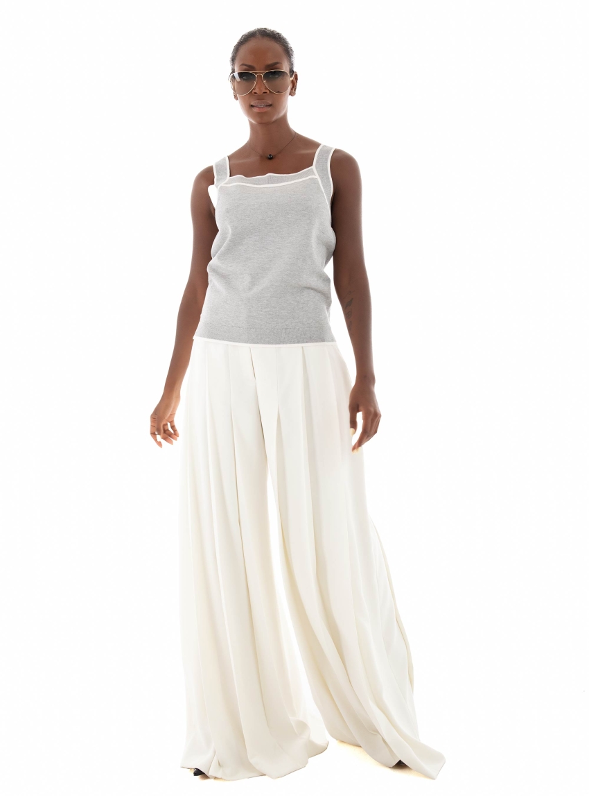 BOSS Knitted Top Flimi - Light Grey