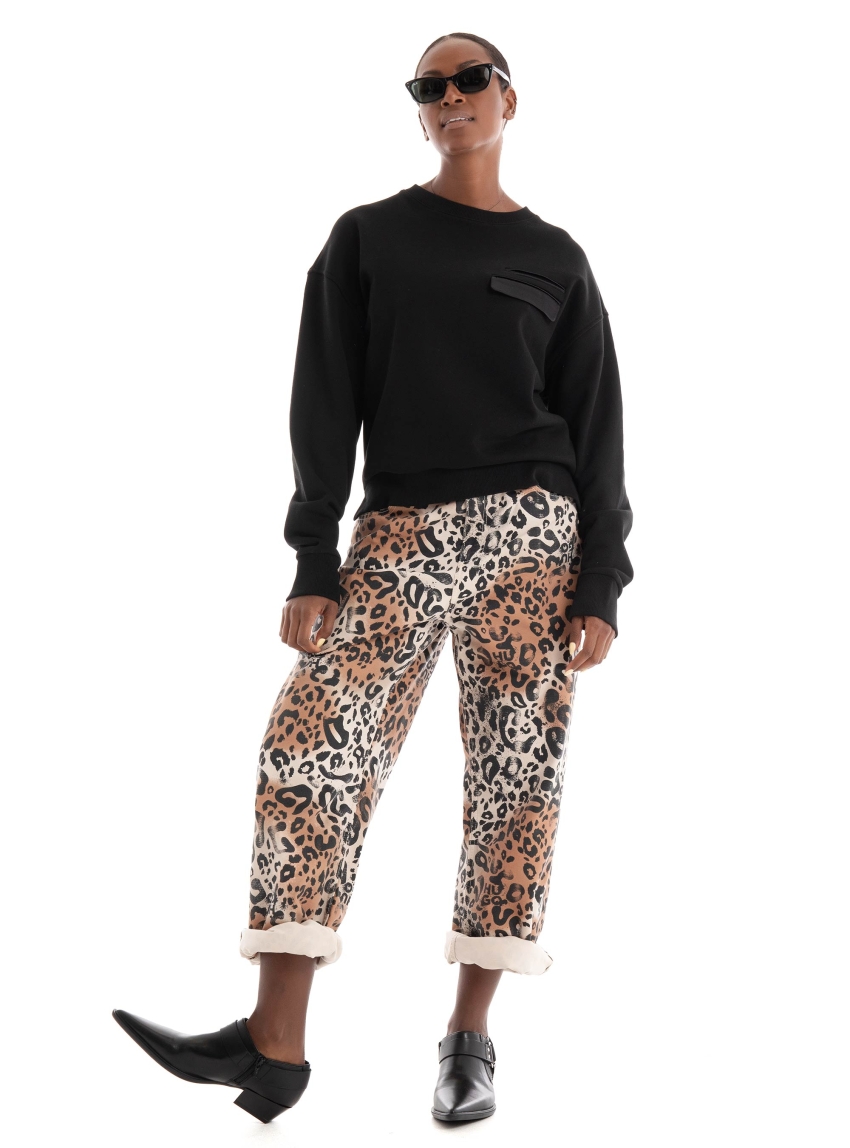 BOSS Sweatshirt Ehanne_Pocket - Black