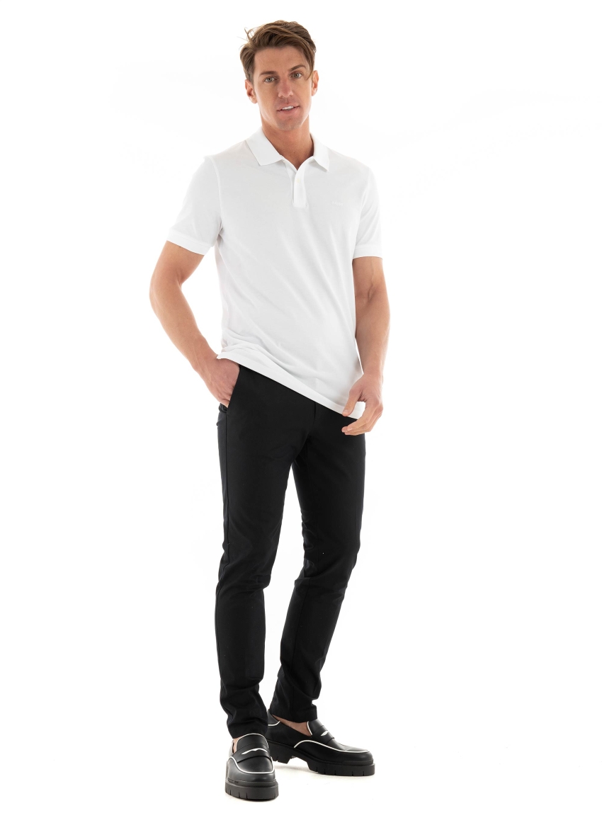 BOSS Regular Fit Polo Shirt Pallas - White