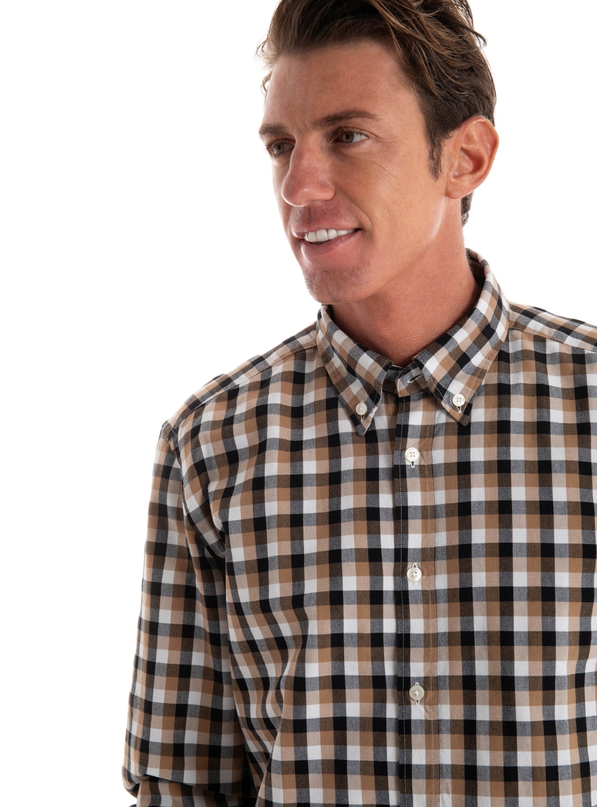 BOSS Regular Fit Shirt C-Liam-BD-C1-243 - Beige