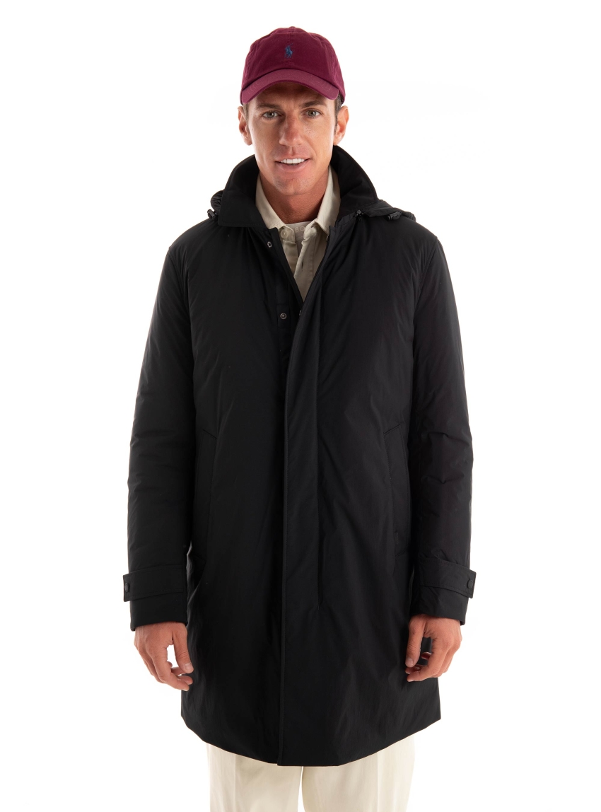 BOSS Regular Fit Coat P-Jared-Pad-PK-243F - Black