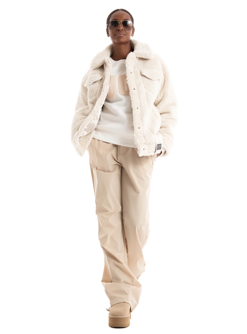 Guess Aurlie Wide Leg Pants - Taupe