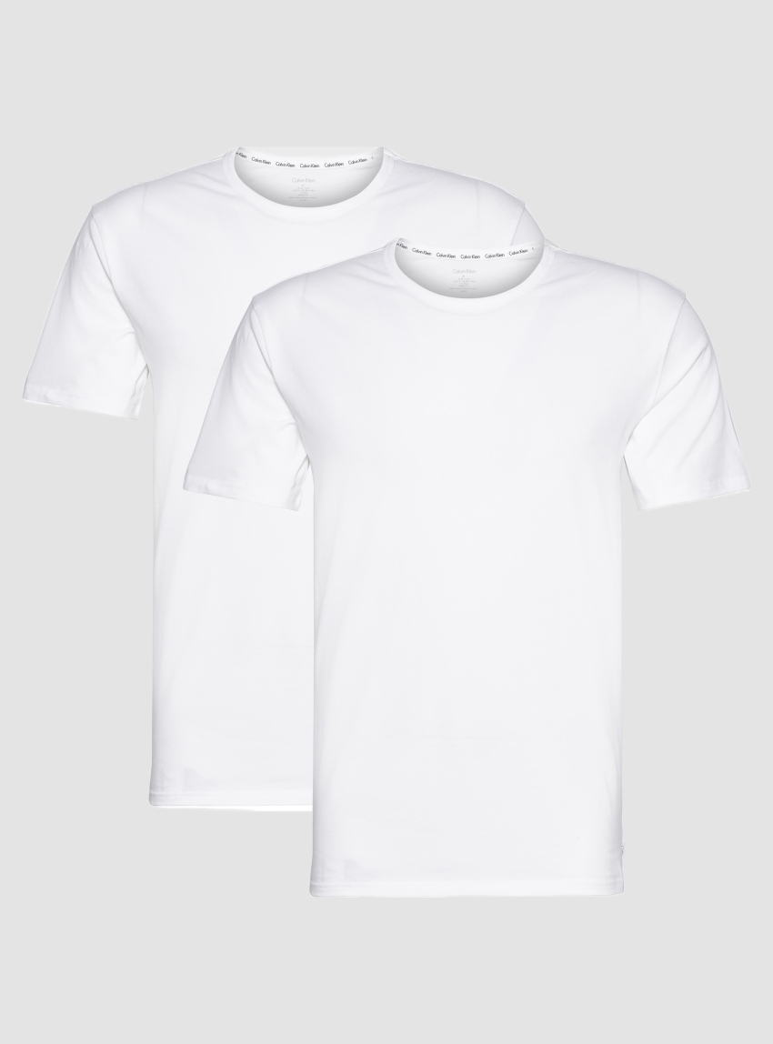 Calvin Klein 2 Pack Lounge T-Shirts - White
