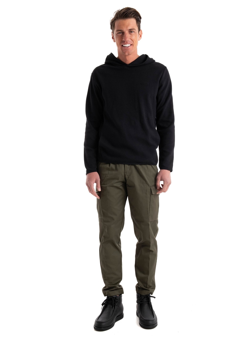 Jack & Jones Bill Clean Tapered Cargo Pants - Dark Olive Green
