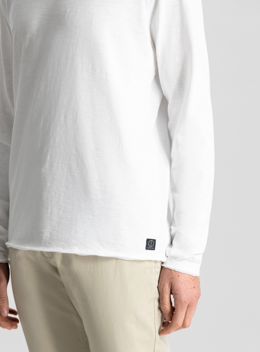 Dstrezzed Newman Heavy Slub Jersey - White