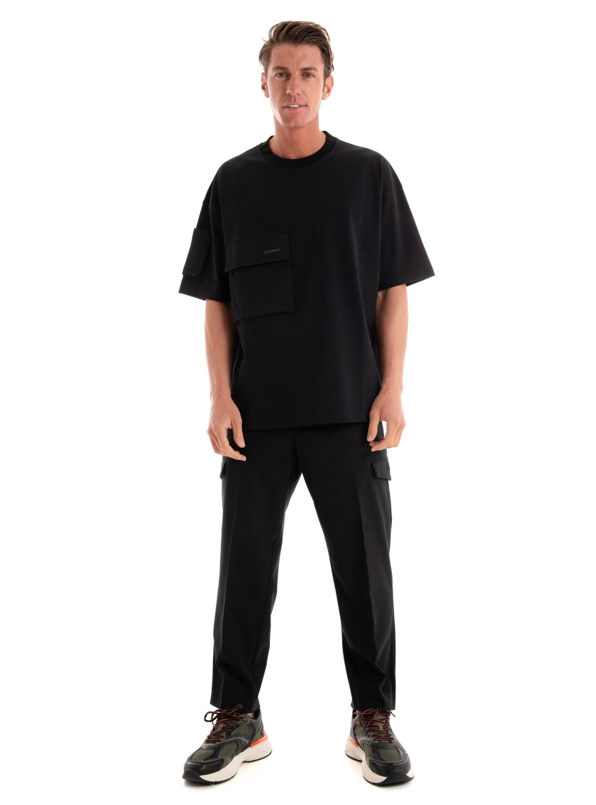 I'm Brian Tapered Trousers - Black