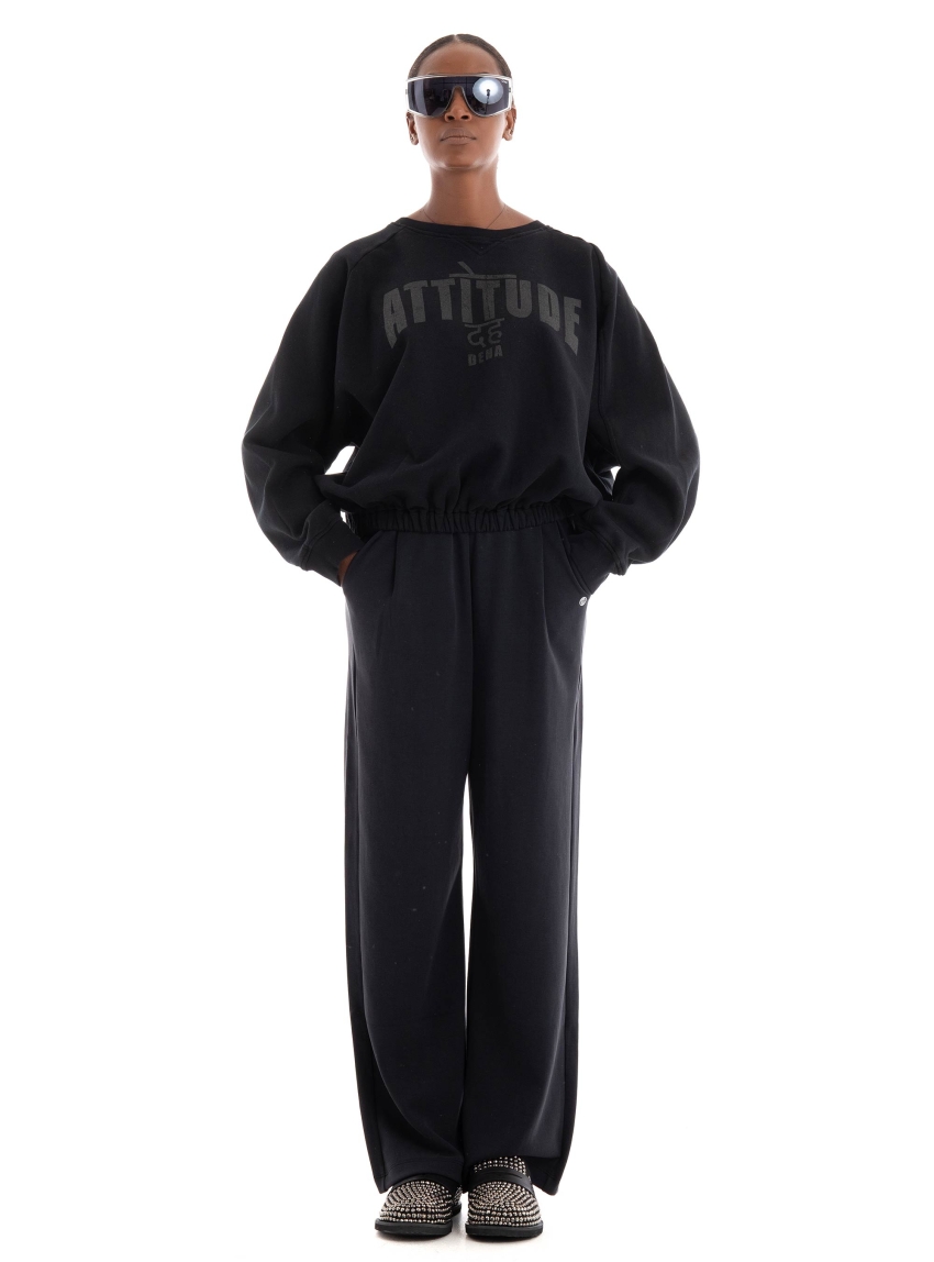 Deha Graphic Sweatshirt - Black