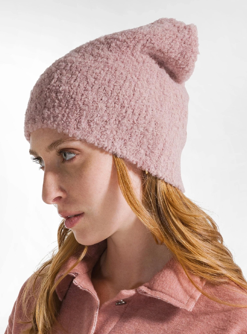 Deha Boucle' Beanie - Dusty Pink