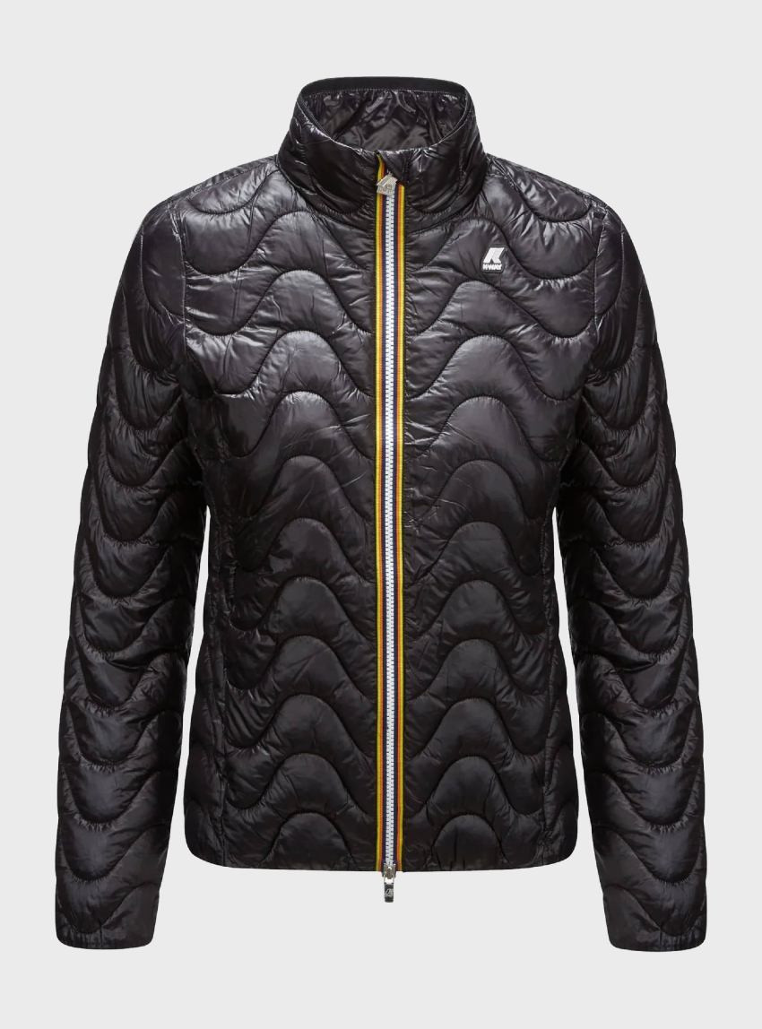 K-Way Violette Quilted Warm Jacket - Black