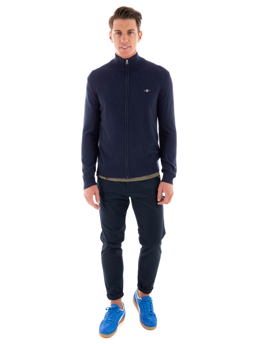 Selected 172-Slim Tapered Ron Pleated Pants - Dark Blue