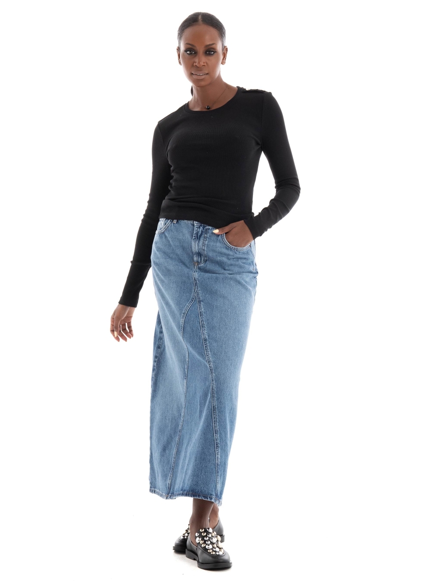 Only Checkie Top - Black